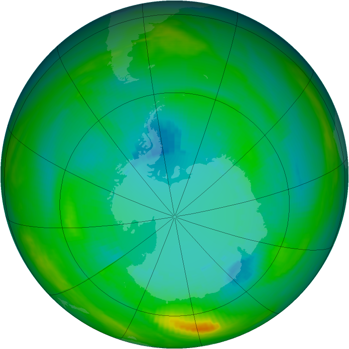 Ozone Map 1979-08-29